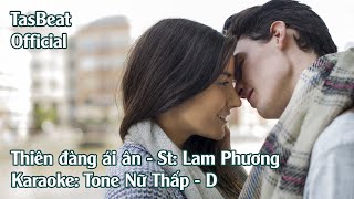 Video thumbnail of "Karaoke Thiên Đường Ái Ân - Tone Nữ Thấp | TAS BEAT"