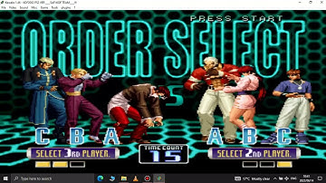 KOF 2002 (PS2 Hack) - Orochi Iori, King & Goenitz