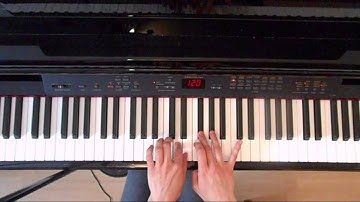How to  play scales :A Minor Melodic Scale 3rd Apart - Both Hands - Piano Tutorial