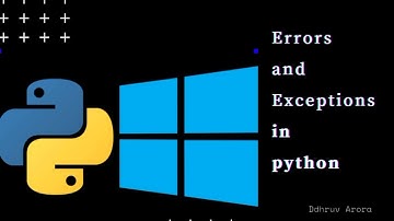 Errors and Exceptions in Python || Syntax Errors || Logical Errors  #python3 #python #programming