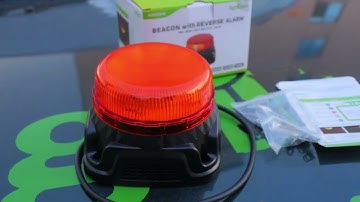 W52S LED Beacon Light with Reverse Alarm for Emergency Vehicles