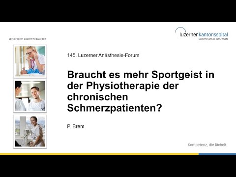 Braucht es mehr Sportgeist in der Physiotherapie der chronischen Schmerzpatienten?, P. Brem