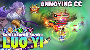 Luo Yi Annoying CC Combo! Build Top 1 Global Luo Yi ~ Mobile Legends