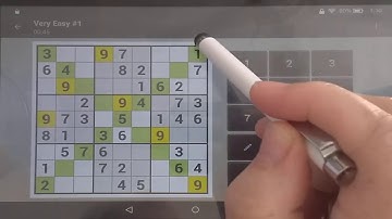 Sudoku Solver -  Explained Sudoku X Very Easy to Do #1