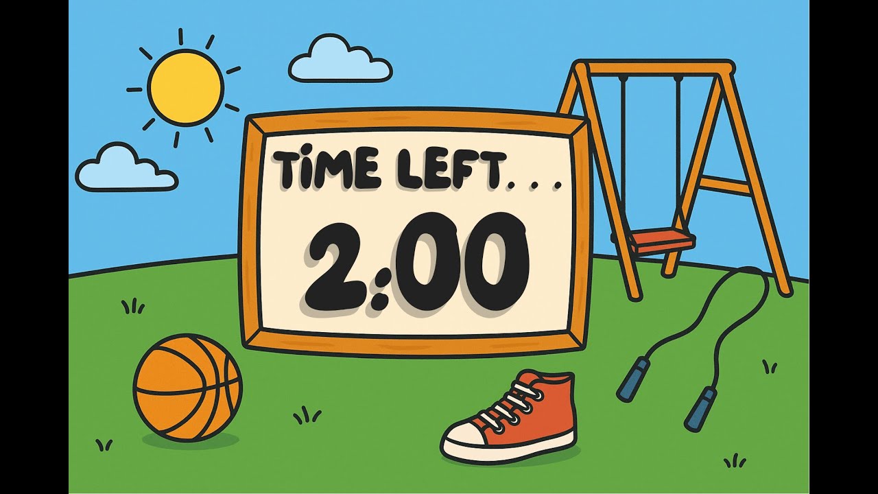 2 Minute Recess Timer | Fun Classroom Countdown for Kids