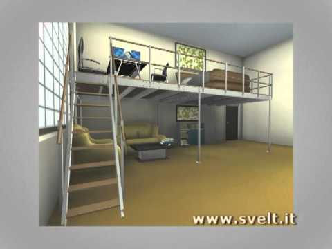 Svelt soppalco fai da te youtube Come fare un soppalco in garage