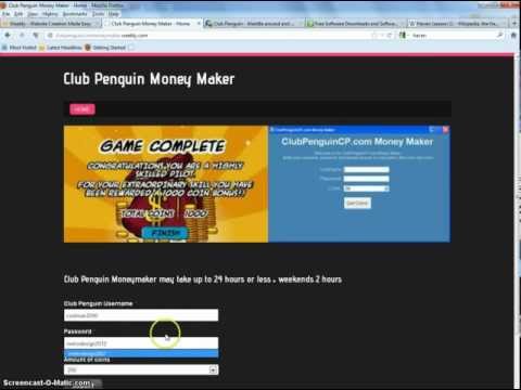 Club Penguin Money Maker 2012 (50,000 Coins Per Use)