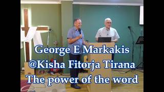 The power of the word [Fuqia e fjales ne gjuhen shqipe] @Kisha Fitorja, Tirana Albania