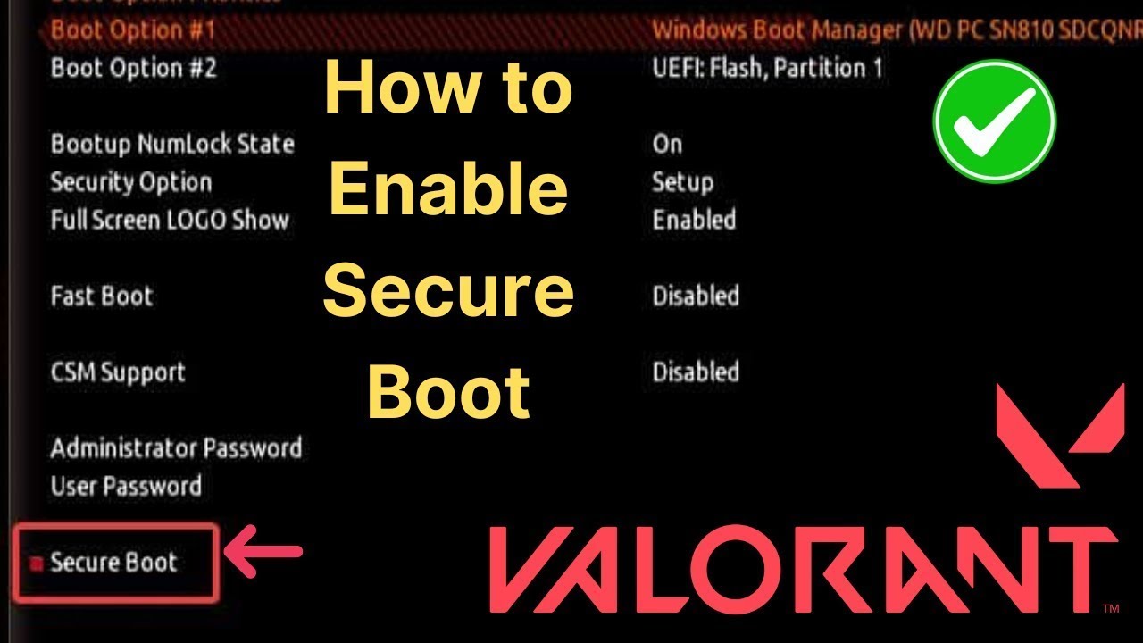 How to Enable Secure Boot on GIGABYTE Motherboard for Valorant (Step-by ...
