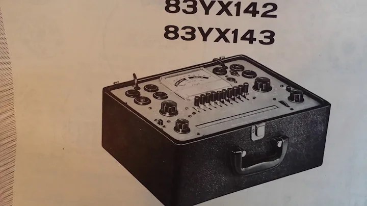 1955 Knight-kit Tube Tester Kit "Bench" Unboxing