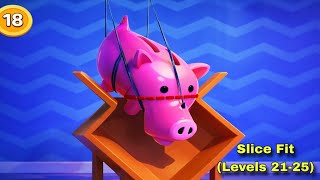 Slice Fit - All Levels Gameplay Pop Pi (Levels 21-25) screenshot 4