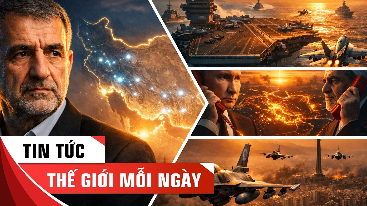 TỔNG HỢP QUỐC TẾ 8/3: MỸ - ISRAEL TRẢ ĐŨA KHỦNG KHIẾP, IRAN RUNG CHUYỂN TRONG LỬA ĐẠN!