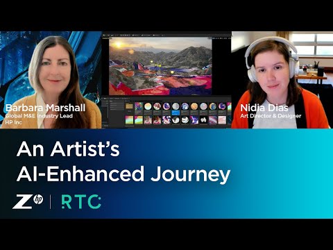 Unlocking Creativity: The Intersection of Art, Tech and AI (Nidia Dias & Barbara Marshall) | Z by HP