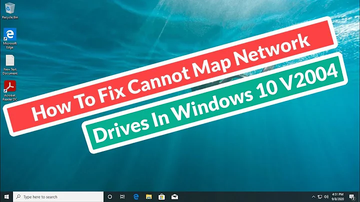 How To Fix Cannot Map Network drives In Windows 10 V2004