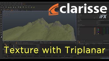 Texturing Terrains with Triplanar in Clarisse