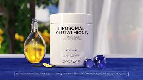 Codeage Liposomal Glutathione Supplement 1000 mg | Antioxidant Support | PureFormulas