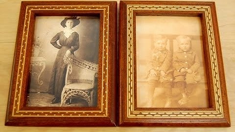 Woodworking Projects - How To Make a Custom Picture Frame with Wood Inlay Banding