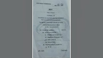 UG-phy(GE/Gen-252) //year-2021 // VBU Hazaribag / BBMKU Dhanbad // previous year question papers