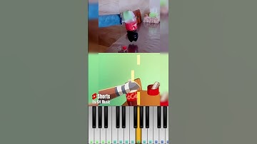 Bottle Cap Challenge in 2025 Original vs Anime @TheToonTubers - Piano Tutorial