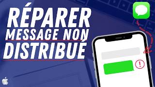 Comment Réparer Message Non Distribué Sur IPhone