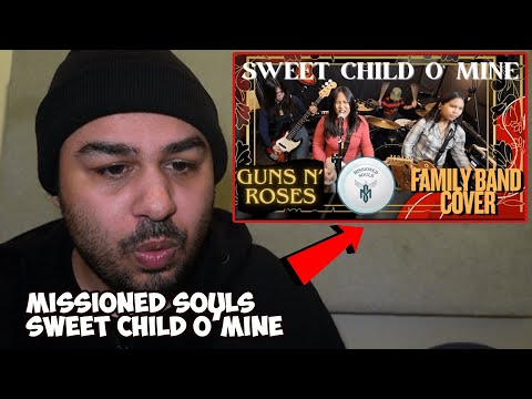 Missioned Souls - SWEET CHILD O' MINE - Guns N' Roses - family band studio cover REACTION