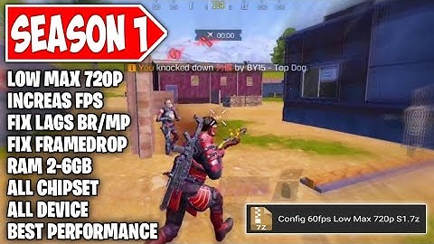 SEASON 1 CONFIG 60FPS LOW MAX 720P IN COD MOBILE | FIX LAGS BR/MP NEW UPDATE | CONFIG CODM 2022