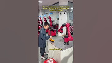 Children learn to use collaborative robots in one minute #borunte #machine #weldingrobot #factory