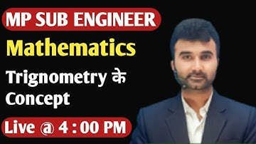 ( lec -20 ) Mp sub engineer crash | Mathematics  by Vishal Sir  |  mp sub engineer vacancy 2022 |