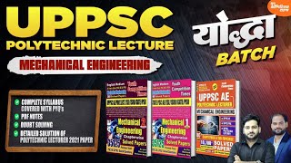 UPPSC Polytechnic Lecturer 2025 | Mechanical Engineering | Yoddha Batch | Syllabus, Books, Strategy screenshot 1