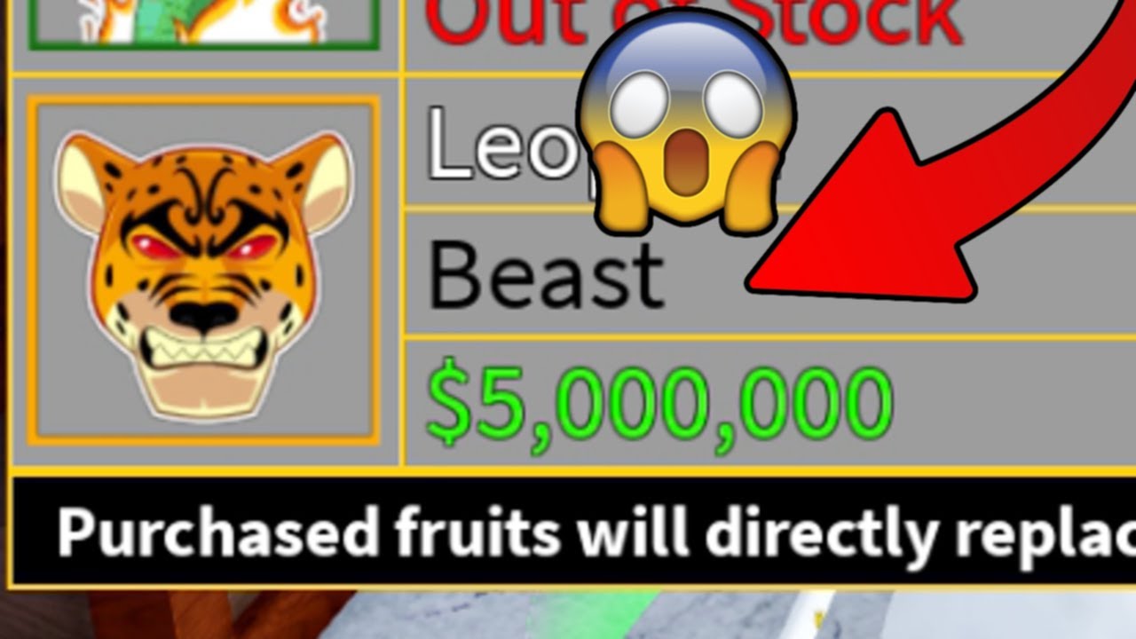 Leopard on stock! : r/bloxfruits