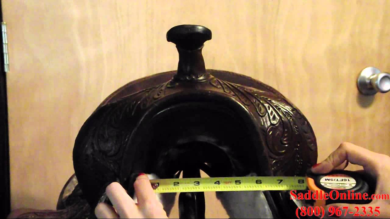 How to Measure a Gullet on a Western Saddle YouTube