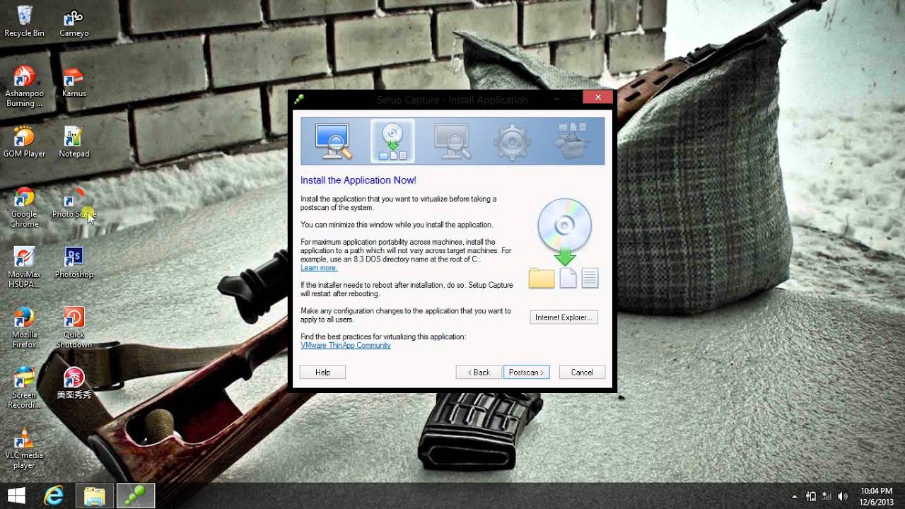 Cara Membuat Software Portable Dengan VMWare ThinApp - YouTube