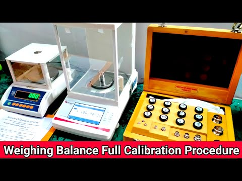 Weighing Balance A-Z Full Calibration Procedure | Weight Machine NABL Calibraton