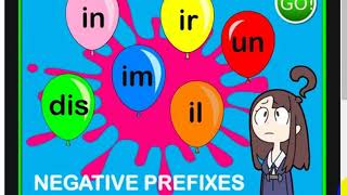 Expressing opposites using negative prefixes أضداد الكلمات باستعمال السوابق المنفية الجزء 1