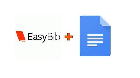Easybib for Google Docs
