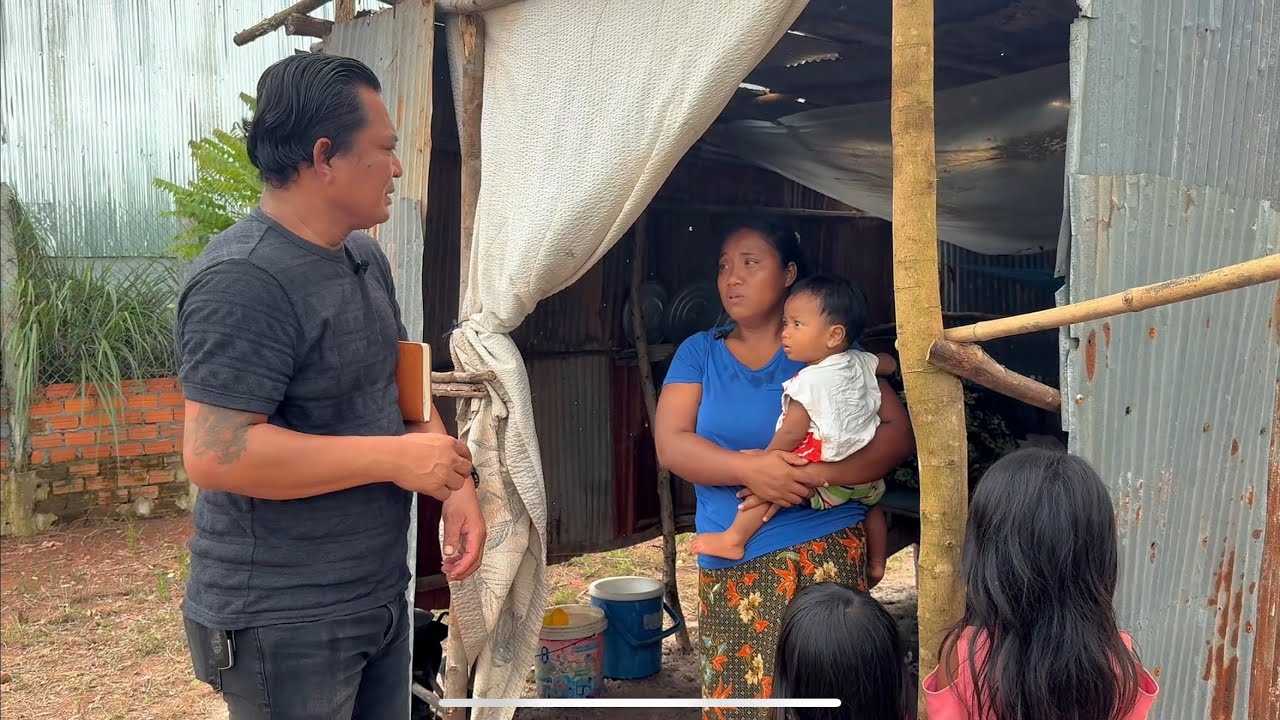 កំសត់ណាស់មេីលខ្ទមតូចចង្អៀតចឹងរស់នៅមិនទៅ By Pou Vot 