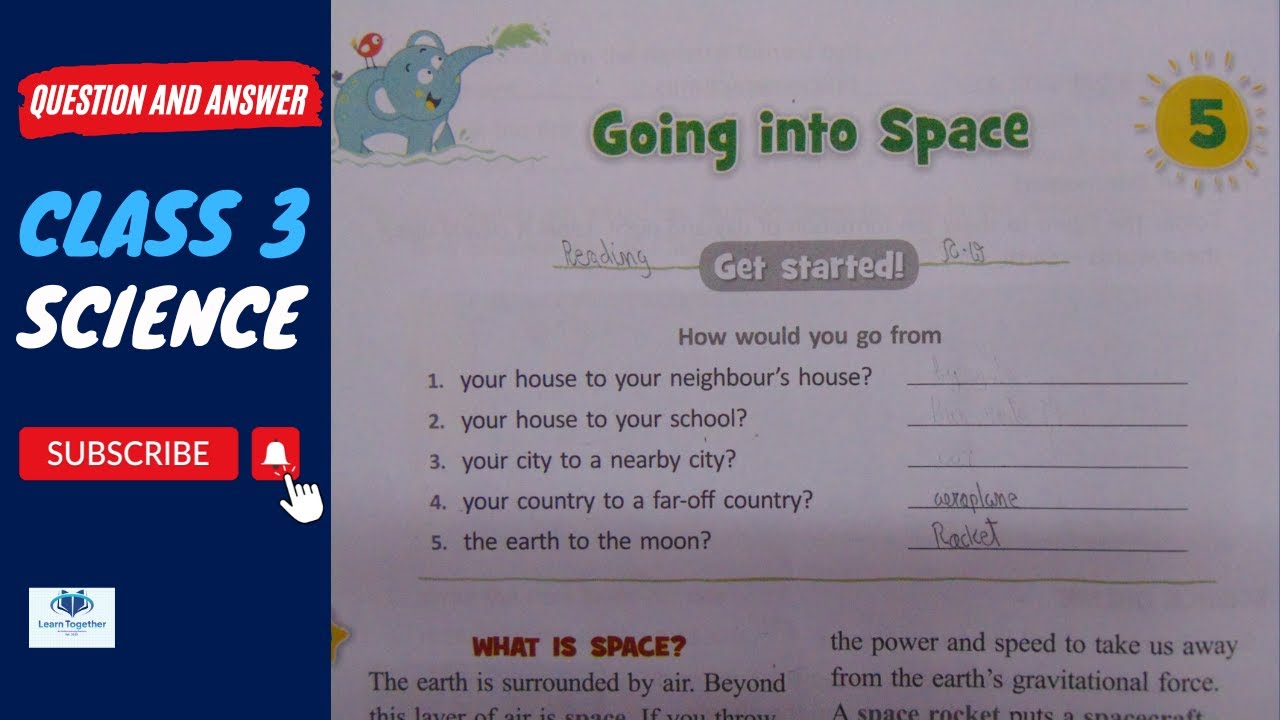Science || Class 3 || Chapter 5 || Going into Space Q&A - YouTube