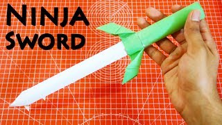 How to make a Paper Sword | Ninja Sword Tutorial (easy)