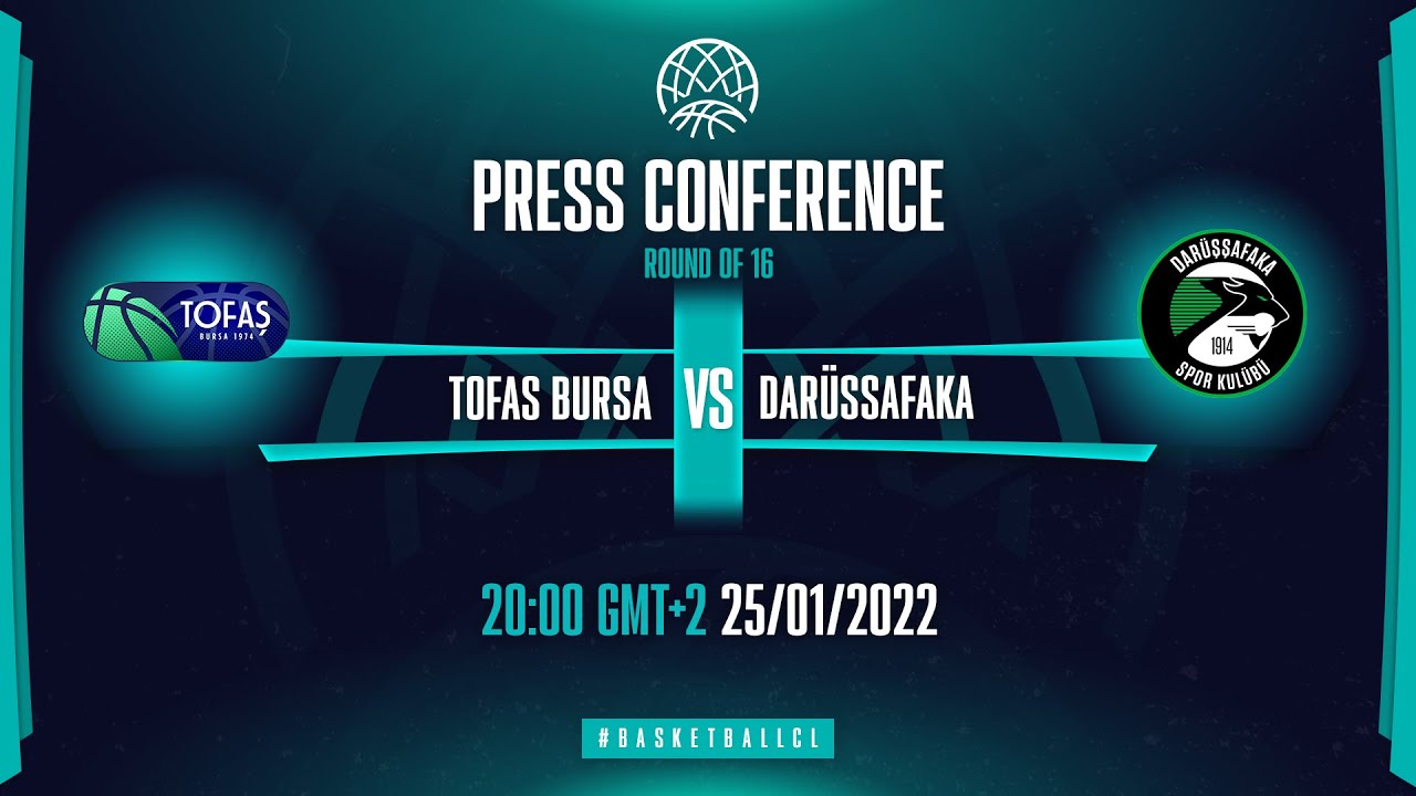 Tofas Bursa v Darüssafaka - Press Conference | Basketball Champions League 2021-22