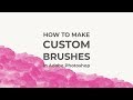 How to make a watercolor brush in Photoshop