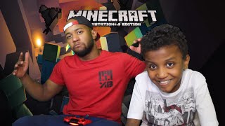 ماين كرافت مع اخوي الصغير منذر Minecraft gameplay