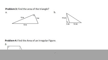 10.1 Area of Parallelograms and Triangles