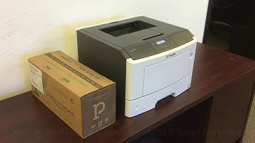 How to Replace Your Lexmark MS317 Toner Cartridge