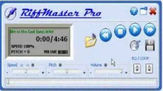 Riffmaster Pro Version  slow down Music slow down mp3 screenshot 2