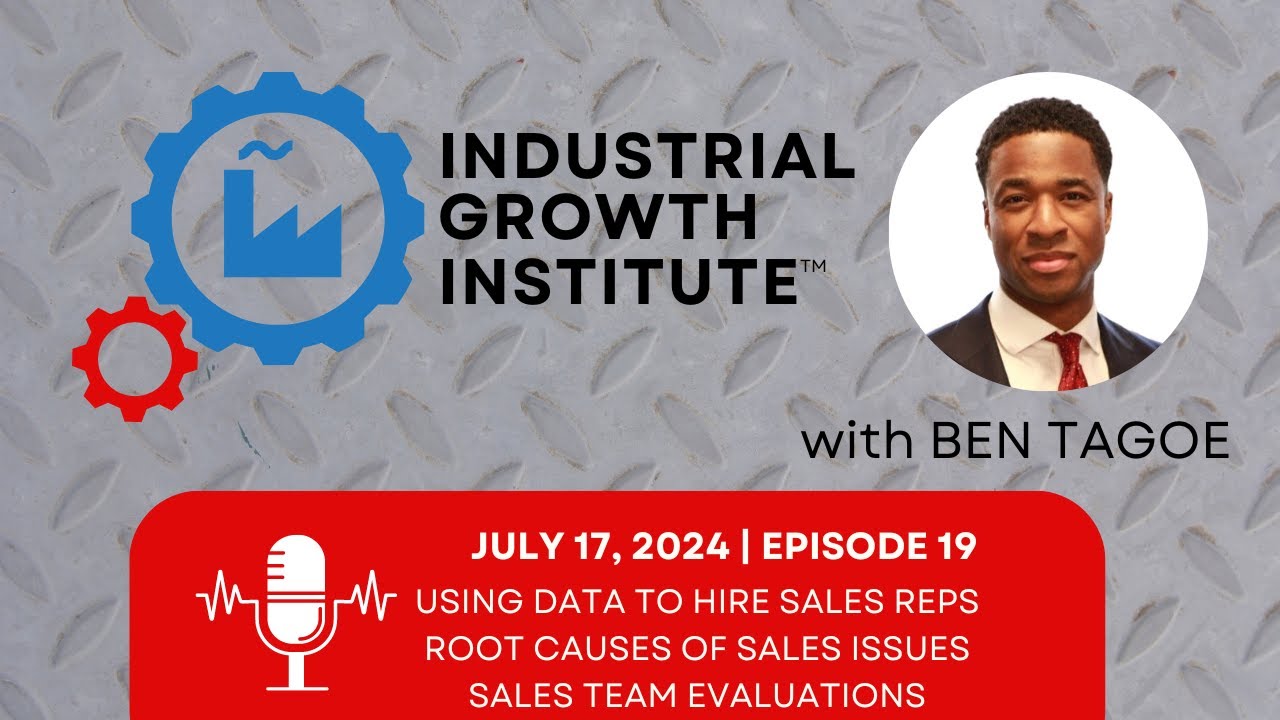 Episode 19 - Ben Tagoe on Data Driven Sales Improvement