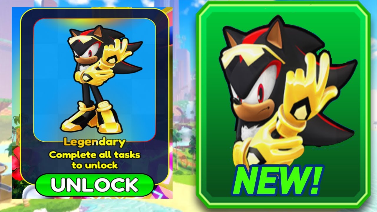 SONIC SPEED SIMULATOR | ROBLOX [🏅 GOLD SHADOW 🏅] NEW CHARACTER LIMITED ...