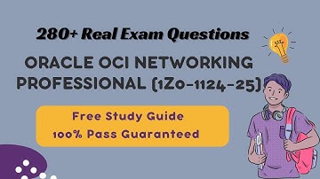 Oracle OCI Networking Professional (1Z0-1124-25) Exam Questions 2025