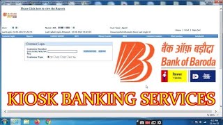 Bank Of Baroda || BC Agent Dashboard