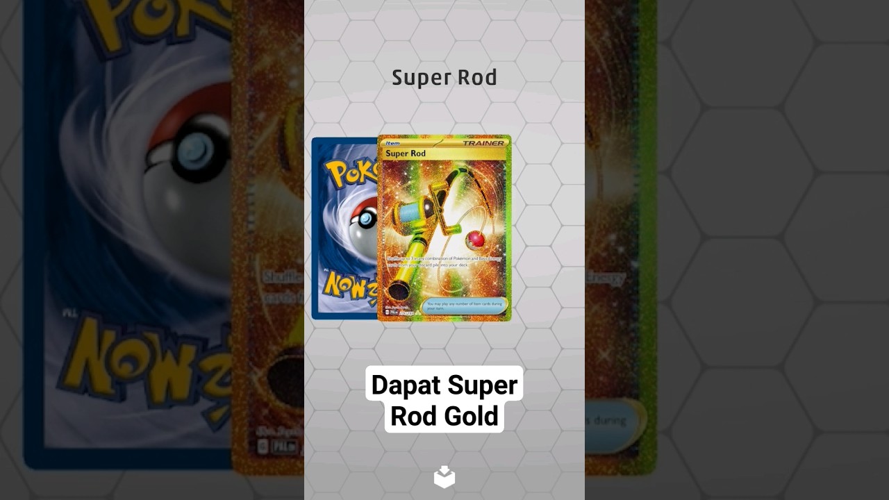 super rod gold pokemon card 098/071 UR Clay Burst＆Snow Hazard Paldea Evolved Singles Super Rod - 276/193 -