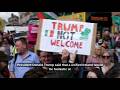 Ireland protests Donald Trump visit after call for reunification